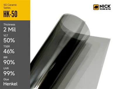 Filem Ceramic Ceramic Ceramic Car Ceramic Tint Film Untuk Perlindungan Suria Yang Dipertingkatkan